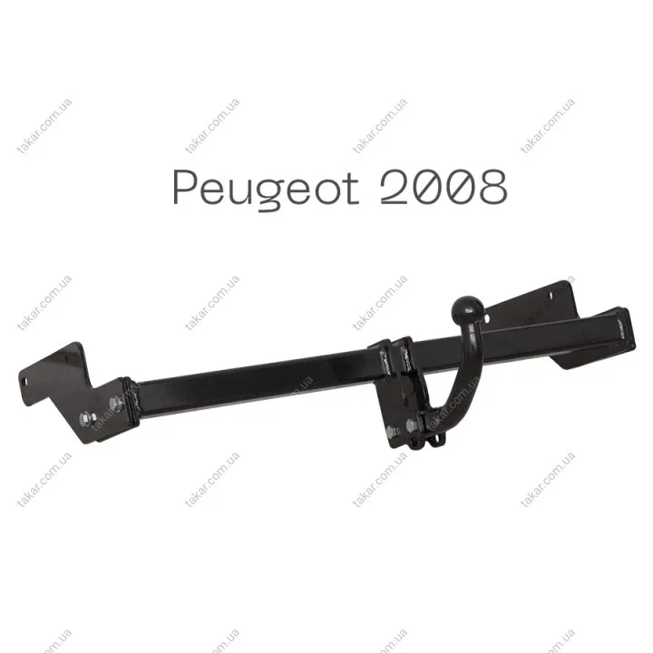 Фаркоп съемный на 2 болта - Peugeot 2008 2013-2019 тип C Autoprostavka 2036-16-2 (фото 1)