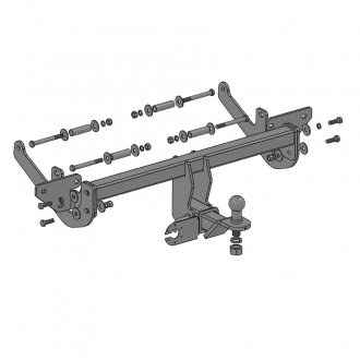 Фаркоп быстросъемный под американский квадрат - Citroen Jumpy II 2007-2016 тип AB Autoprostavka 2037-22-02