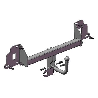 Фаркоп съемный на 2 болта - Tesla Model 3 2019-, Model Y 2020- Autoprostavka 2040-03-01