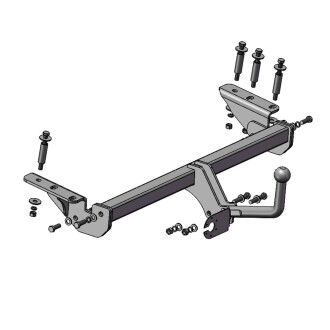 Фаркоп съемный на 2 болта - Geely Emgrand EC-7 седан 2009-2016 Autoprostavka 2046-03-2