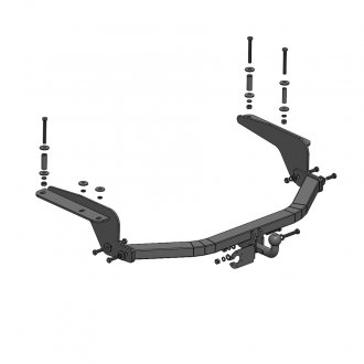 Фаркоп съемный на 2 болта - Geely Emgrand X-7 тип C Autoprostavka 2046-04-2