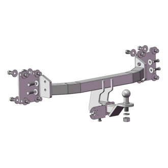 Фаркоп знімний під американський квадрат - Jaguar XF (X260) Седан 2015-2020 Autoprostavka 2073-03-2