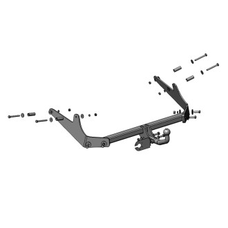 Фаркоп съемный на 2 болта - Dacia Logan 2 MCV Универсал 2013-2020 Autoprostavka 2137-08-12