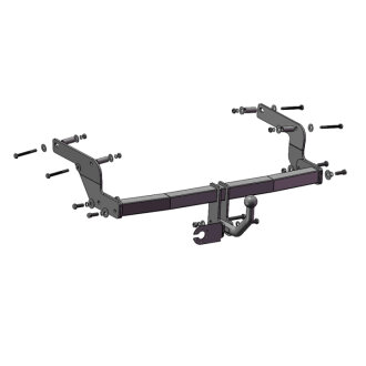 Фаркоп знімний на 2 болти - Dacia Sandero Stepway 2 кросовер 2013-2020 Autoprostavka 2137-10-01