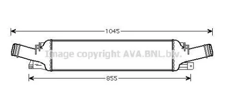 Інтеркулер AUDI (AVA) AVA COOLING AI4294