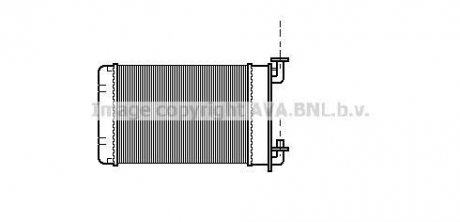 Радиатор обогревателя BMW E30/Z1 88-316->325 AVA COOLING BW6022 (фото 1)