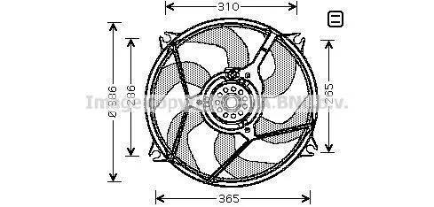 Вентилятор AVA COOLING CN7530 (фото 1)