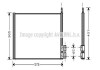 Радіатор кондиціонера (Конденсатор) без осушувача AVA COOLING FDA5328 (фото 1)