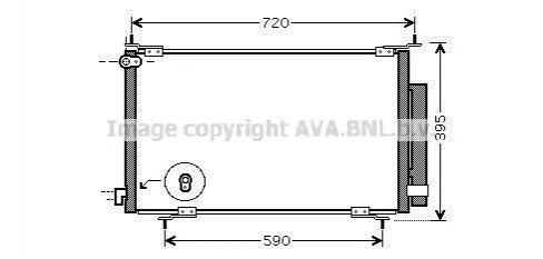 Радіатор кондиціонера (Конденсатор) із осушувачем AVA COOLING HD5201D (фото 1)