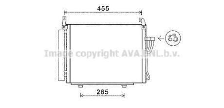 Радіатор кондиціонера AVA COOLING HY5245D