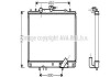 Радіатор охолодження PAJEROSPORT 25TD MT 98- (AVA) AVA COOLING MTA2162 (фото 1)