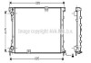 Радіатор охолодження OPEL, RENAULT (AVA) AVA COOLING RT2313 (фото 1)