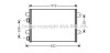 Радиатор кондиционера (Конденсатор) без осушителя AVA COOLING RTA5317 (фото 1)