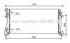 Радиатор Golf VII 2.0 TDi*04/12- (VW2344) (AVA) AVA COOLING VNA2344 (фото 1)