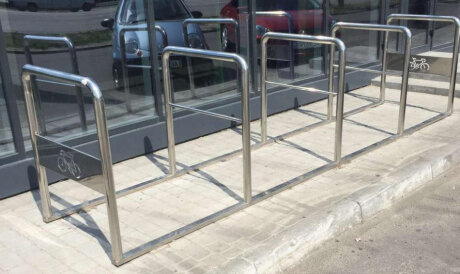 Велопарковка из нержавеющей стали Автопрагма ПБ-ВП-1505