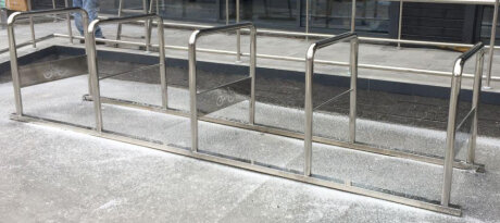 Велопарковка из нержавеющей стали Автопрагма ПБ-ВП-5736