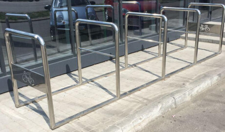 Велопарковка из нержавеющей стали Автопрагма ПБ-ВП-6770