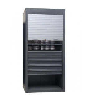 Шкаф инструментальный ролетный Автопрагма ШИ-10-2П-5В Р