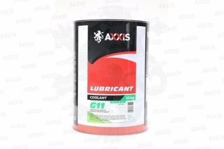 Антифриз зеленый, -35 °C, G11, 10 л Axxis AX-1016