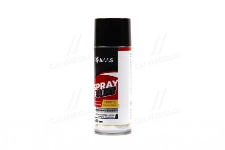 Фарба червона (для супортів) термостійка +300 С (балон 450ml) <> Axxis AX-927