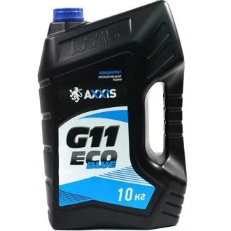 Антифриз-концентрат синий, -80 °C, G11, 10 кг Axxis AX-P999-G11B ECO10Л