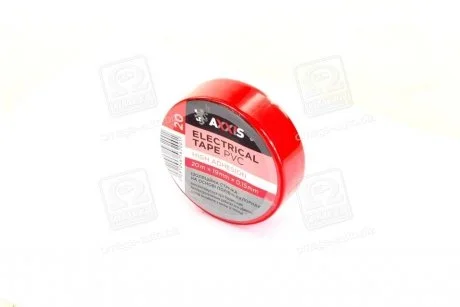 Изолента красная 19mm*20 <AXXIS> Axxis PV100RED
