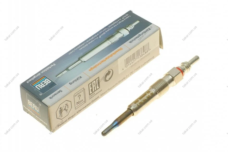 Свічка розжарювання 5, 5V, 94мм BERU GE119 (фото 1)