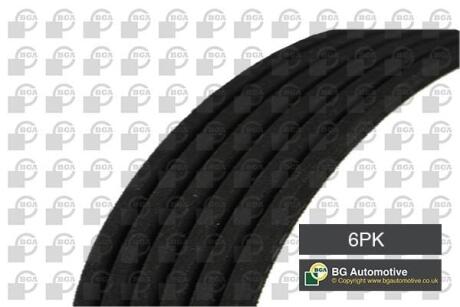 Полікліновий ремінь 6 ребер BGA 6PK1026