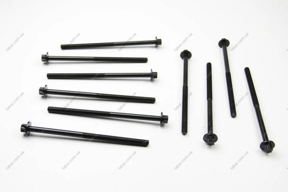 Комплект болтов с головкой системы TORX из черного металла BGA BK2333 (фото 1)