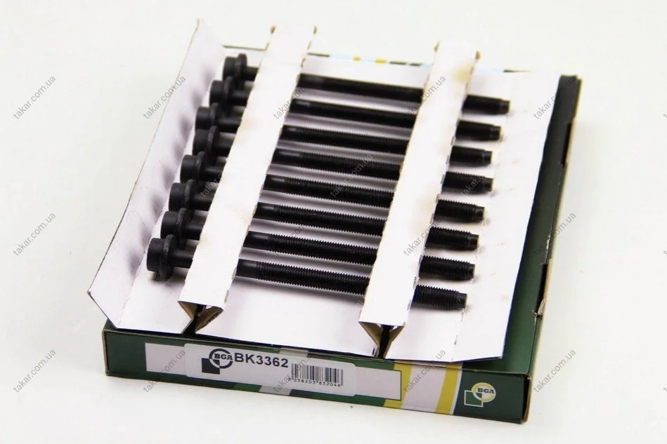 Комплект болтов с головкой системы TORX из черного металла BGA BK3362 (фото 1)