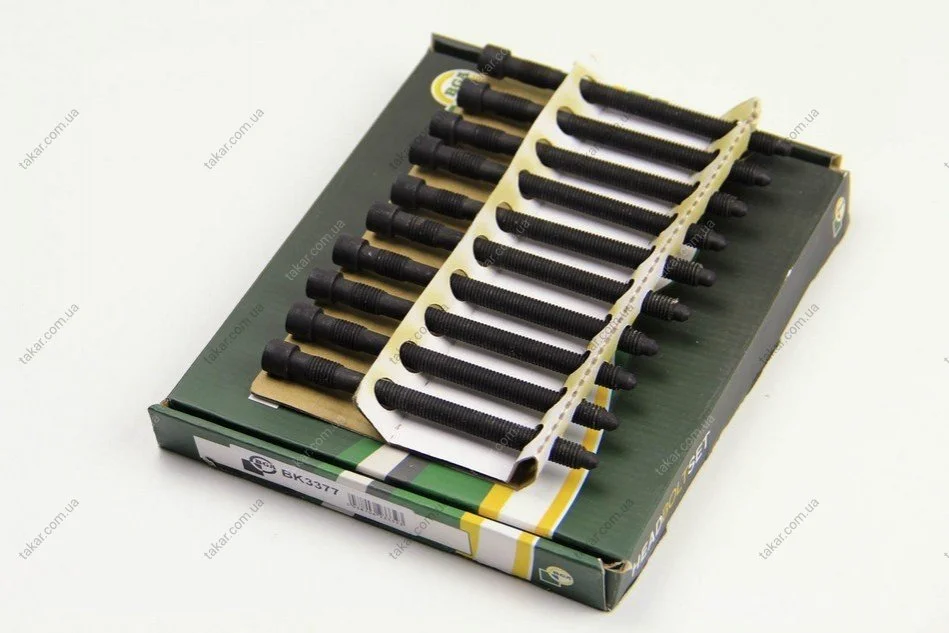 Комплект болтов с головкой системы TORX из черного металла BGA BK3377 (фото 1)