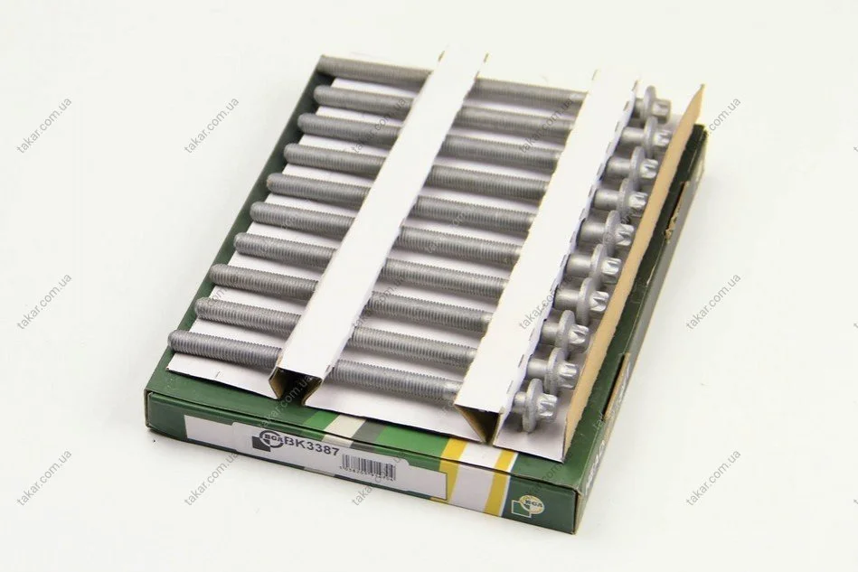 Комплект болтов с головкой системы TORX из черного металла BGA BK3387 (фото 1)