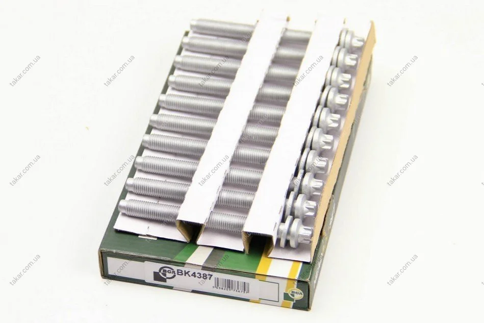 Комплект болтов с головкой системы TORX из черного металла BGA BK4387 (фото 1)
