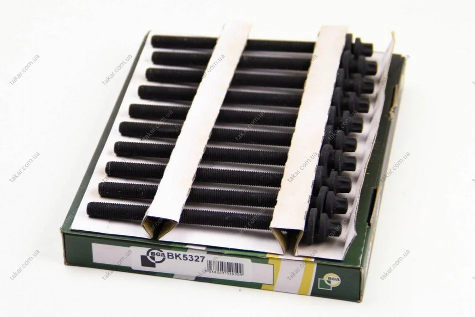 Комплект болтов с головкой системы TORX из черного металла BGA BK5327 (фото 1)