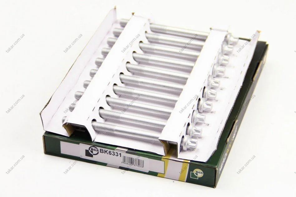Комплект болтов с головкой системы TORX из черного металла BGA BK6331 (фото 1)