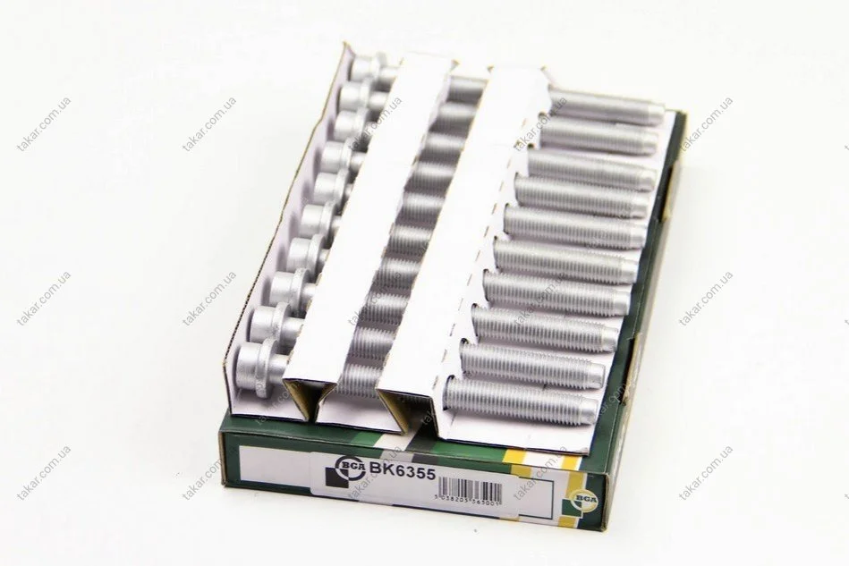 Комплект болтів з головкою системи TORX з чорного металу BGA BK6355 (фото 1)