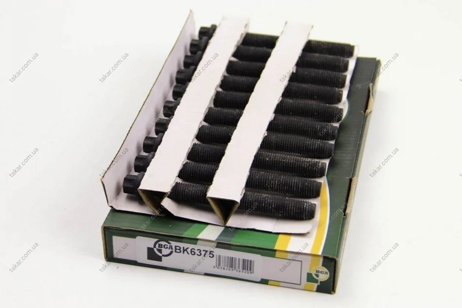 Комплект болтов с головкой системы TORX из черного металла BGA BK6375 (фото 1)