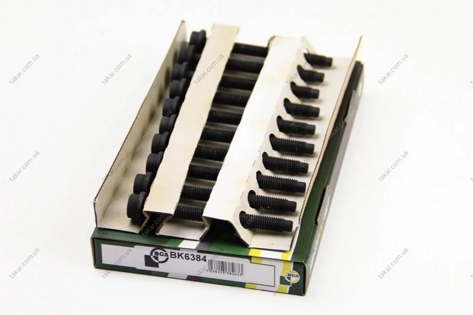 Комплект болтов с головкой системы TORX из черного металла BGA BK6384 (фото 1)
