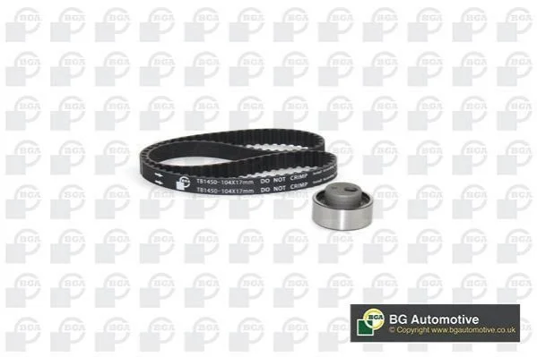 Комплект ремня ГРМ 104 зубцов BGA TB1450K (фото 1)