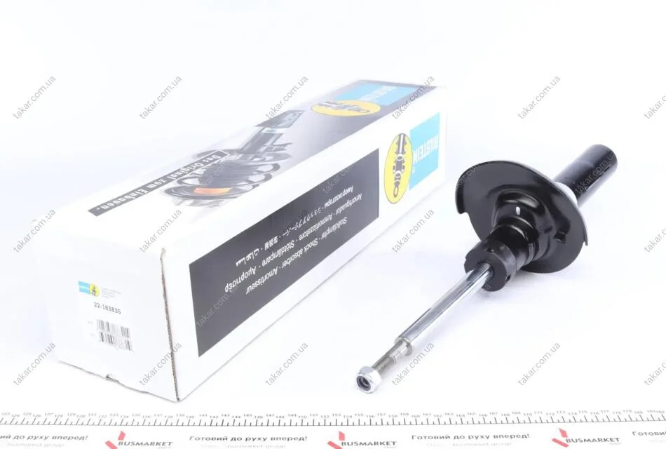Амортизатор подвески газомасляный двухтрубный на передний мост справа BILSTEIN 22-183835 (фото 1)