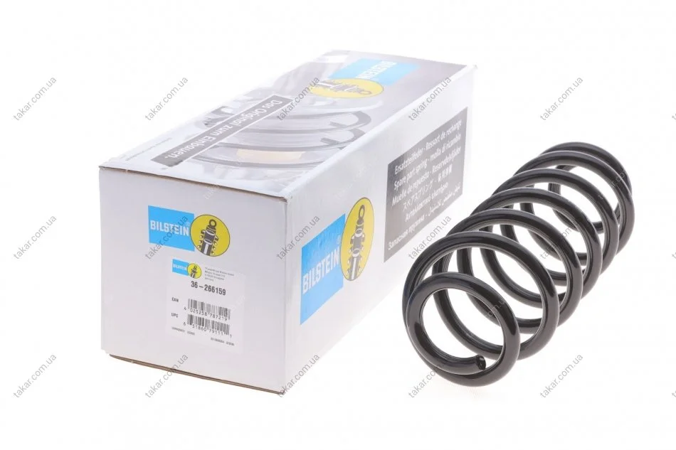 Пружина подвески задняя винтовая BILSTEIN 36-266159 (фото 1)