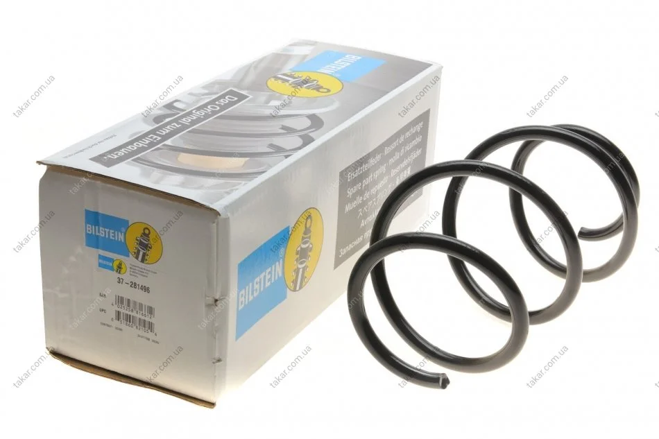 Пружина подвески передняя BILSTEIN 37-281496 (фото 1)