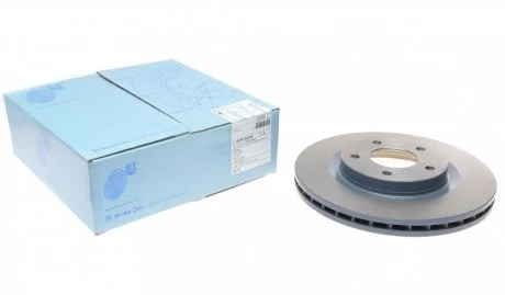 Гальмівний диск двосторонній на передній міст вентильований 5 BLUE PRINT ADA104309