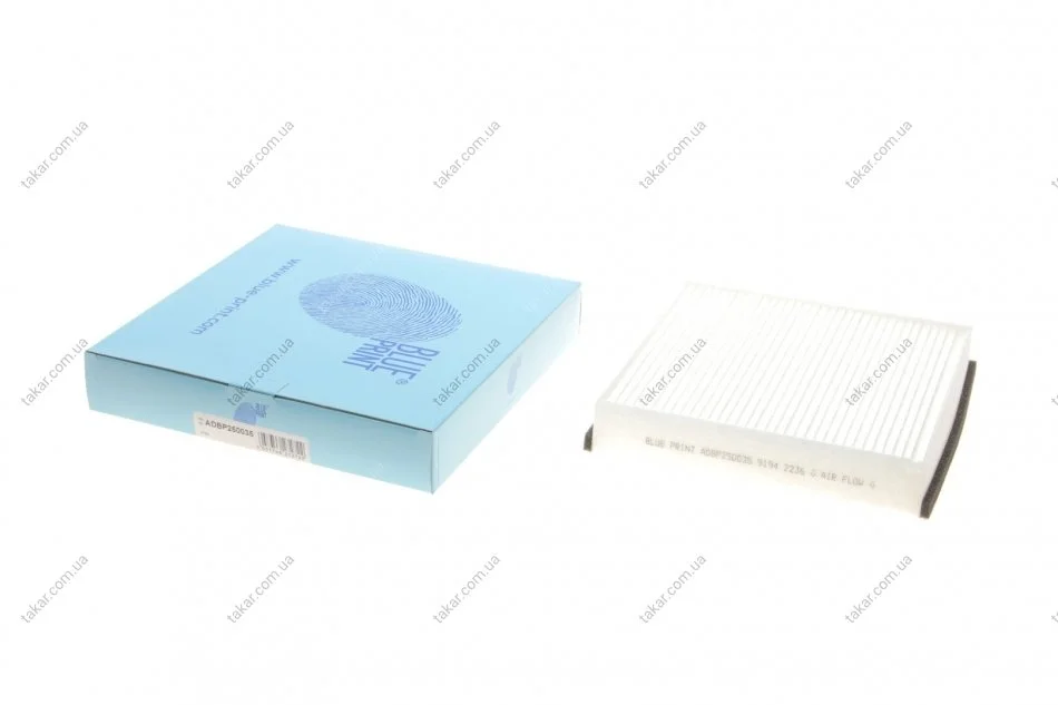 Змінний елемент фільтра салону (Blue Print) BLUE PRINT ADBP250035 (фото 1)