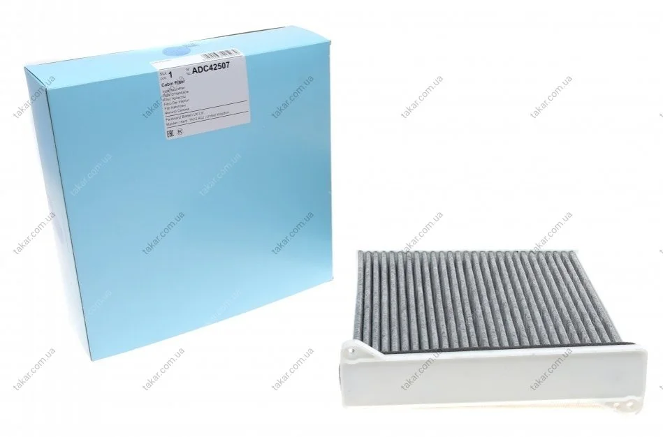 Фильтр салона угольный BLUE PRINT ADC42507 (фото 1)
