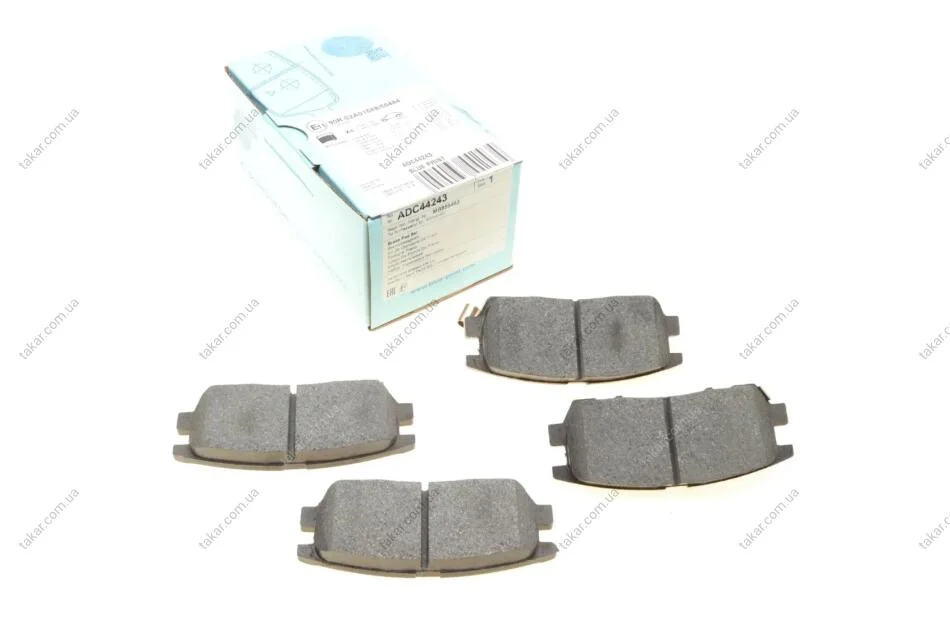 Тормозные колодки задние дисковые BLUE PRINT ADC44243 (фото 1)