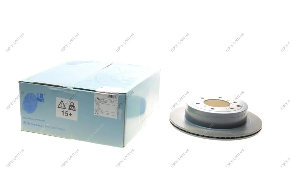 Диск тормозной BLUE PRINT ADC443115 (фото 1)