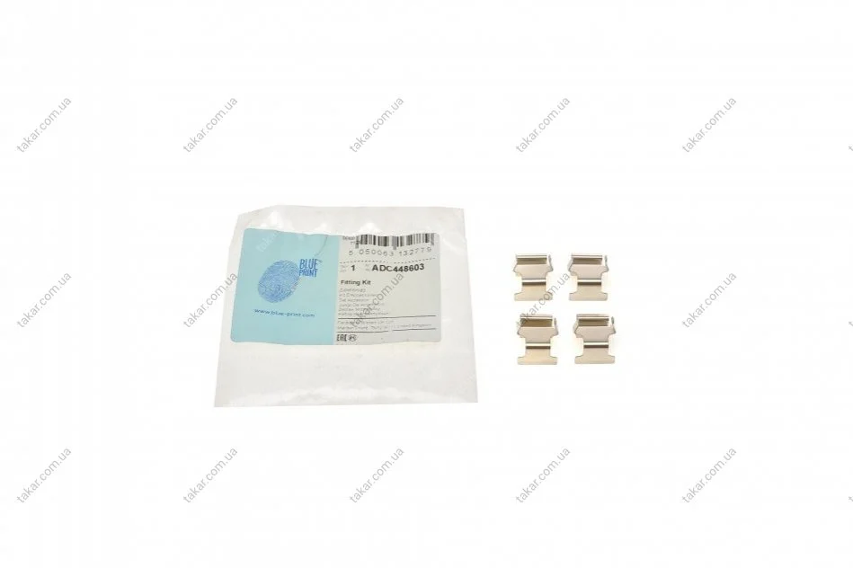 Комплект монтажный тормозных колодок BLUE PRINT ADC448603 (фото 1)