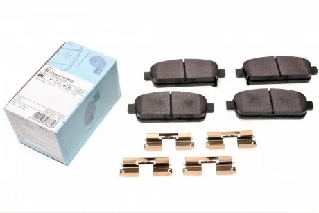 Тормозные колодки задние дисковые BLUE PRINT ADG042123