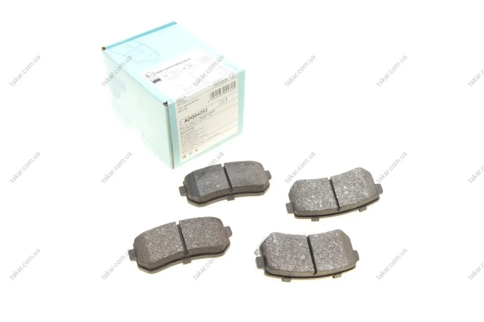 Тормозные колодки задние дисковые BLUE PRINT ADG04282 (фото 1)